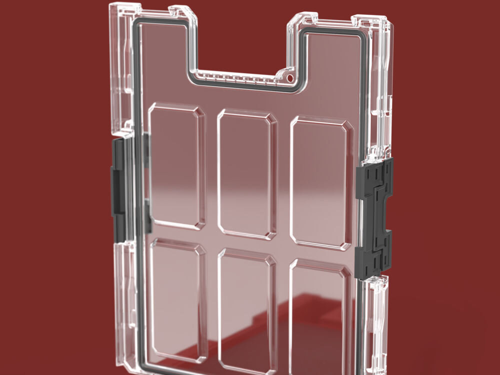 QBRICK System ONE M Plus 2.0 Red Ultra HD poliamidowe zapięcia wymiary pojemność waga ładowność