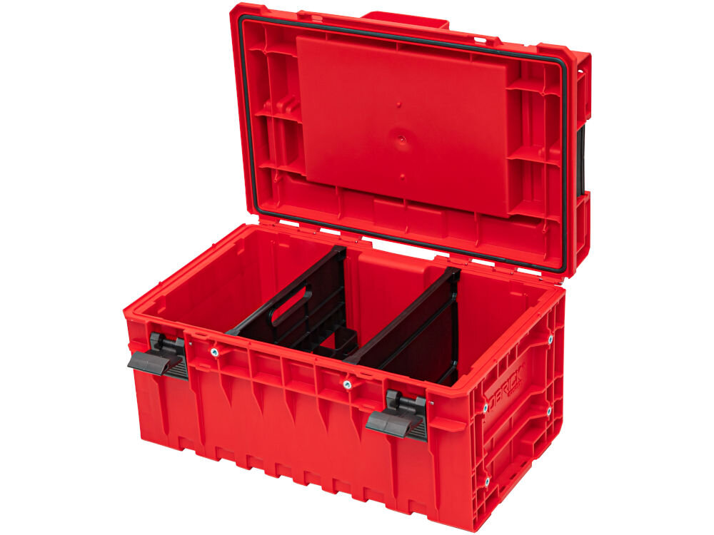 Skrzynia na narzędzia QBRICK ONE 350 2.0 Expert Red Ultra HD Custom Qbrick System ONE 350 RED ULTRA HD skrzynia narzędziowa inserty gwintowane M8 personalizacja wymiary