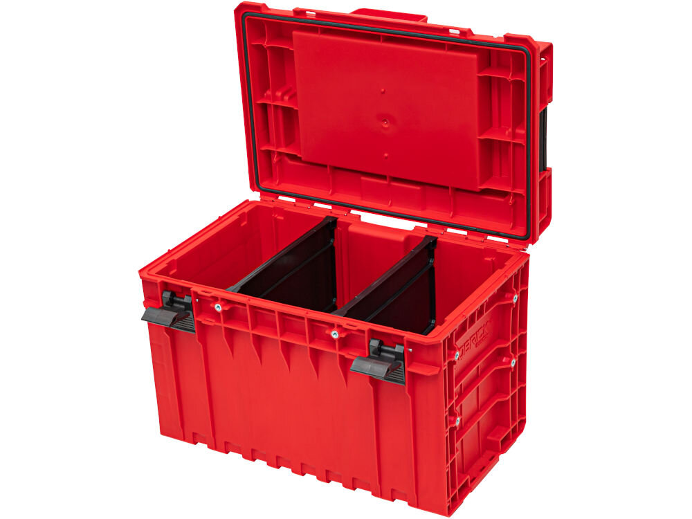 Skrzynia na narzędzia QBRICK ONE 450 2.0 Expert Red Ultra HD Custom Qbrick System ONE 450 RED ULTRA HD skrzynia narzędziowa inserty gwintowane M8 personalizacja wymiary