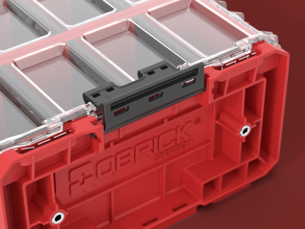 QBRICK System ONE 2XL 2.0 Red Ultra HD ultra wytrzymały odporny na uszkodzenia mechaniczne testy udarnościowe