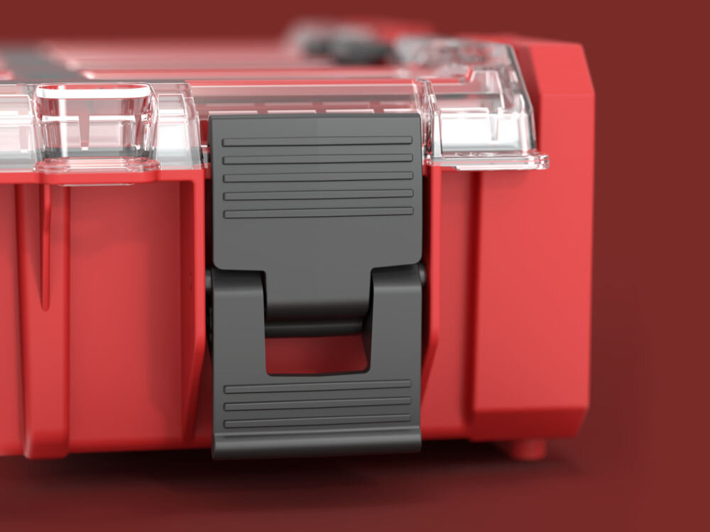 Qbrick System ONE Organizer XL Multilayer Foam Inserts RED ULTRA HD odporność mechaniczna testy udarnościowe praca na zewnątrz