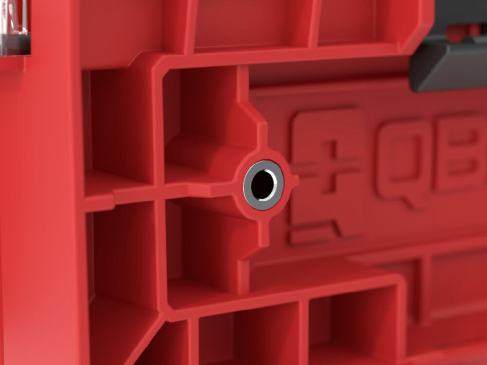 Qbrick System ONE Organizer XL Multilayer Foam Inserts RED ULTRA HD pokrywa poliwęglanowa uszczelka ochrona przed pyłem i wodą