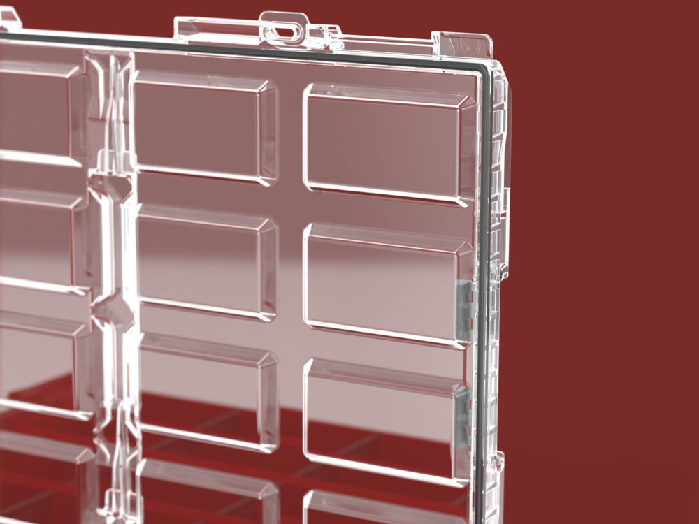 Qbrick System ONE Organizer XL Multilayer Foam Inserts RED ULTRA HD modułowy system ONE łączenie z innymi elementami