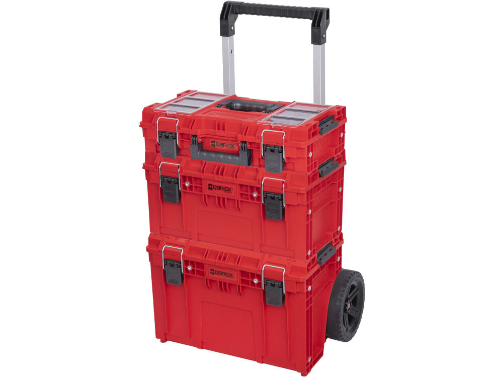 Skrzynia na narzędzia QBRICK System Prime Cart Red Ultra HD Custom wymiary zewnętrzne wewenętrzne waga