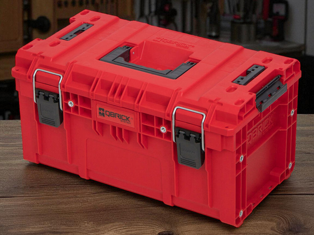 Skrzynia na narzędzia QBRICK PRIME Toolbox 250 Vario Red Ultra HD Custom skrzynia narzędziowa wytrzymała i wodoodporna