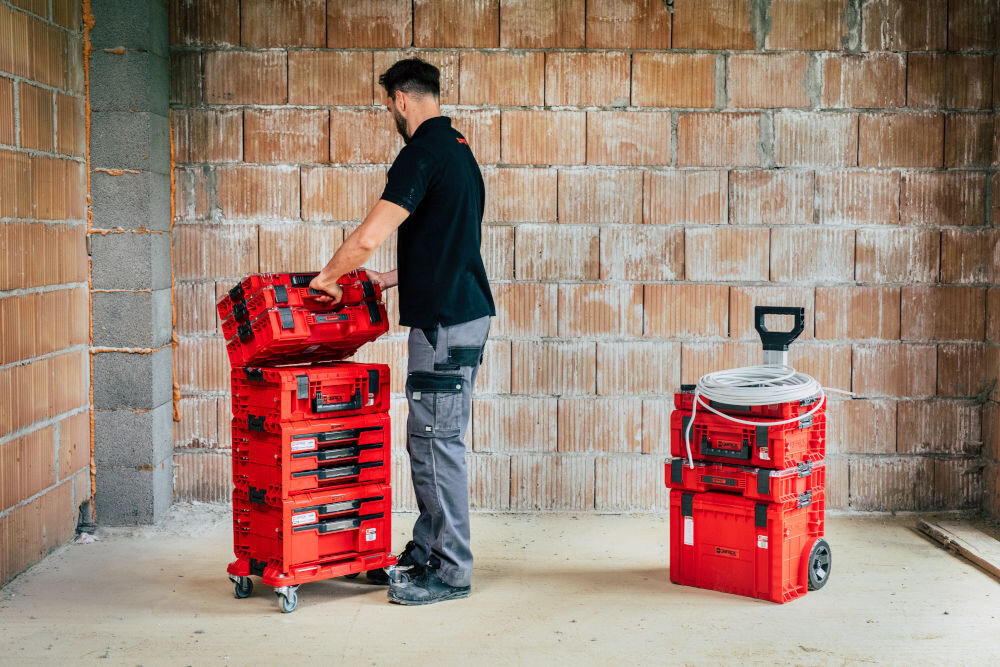 Qbrick System ONE 450 Technik RED ULTRA HD skrzynia narzędziowa modułowa organizer warsztatowy