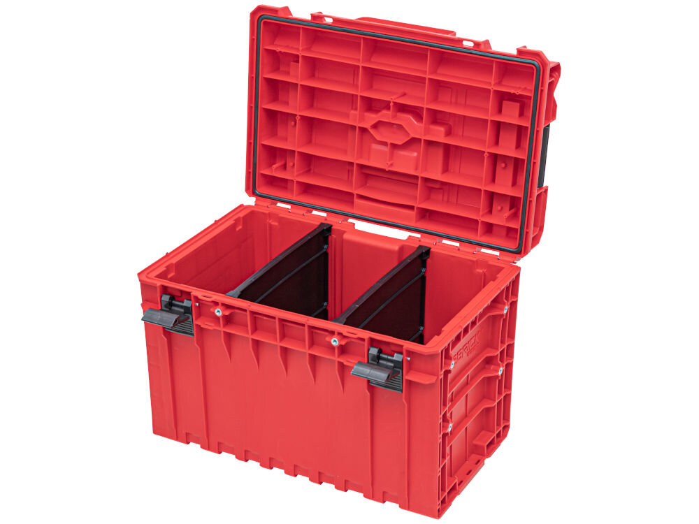 Qbrick System ONE 450 Technik RED ULTRA HD skrzynia narzędziowa regulowane przegrody kubełki organizer