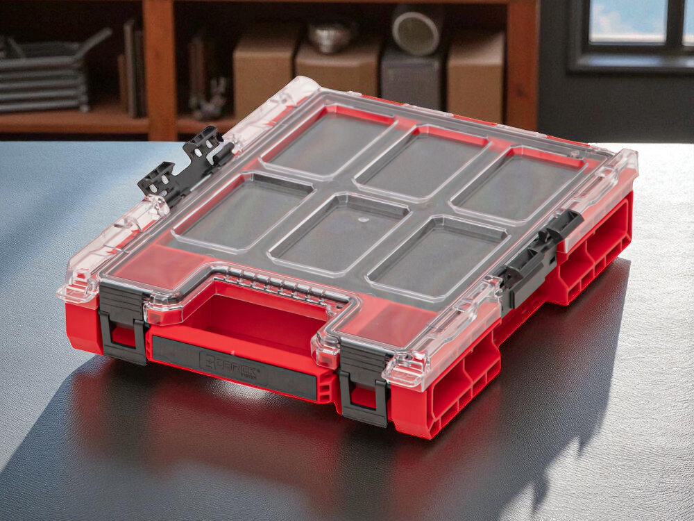 QBRICK System ONE M 2.0 MFI Red Ultra HD modułowy organizer warsztatowy odporność udarowa