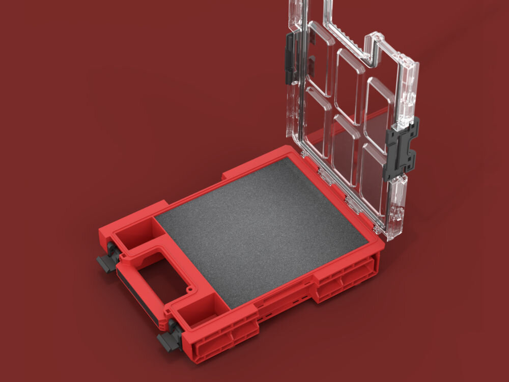 QBRICK System ONE M 2.0 MFI Red Ultra HD wkłady piankowe MFI ochrona narzędzi elektronarzędzia