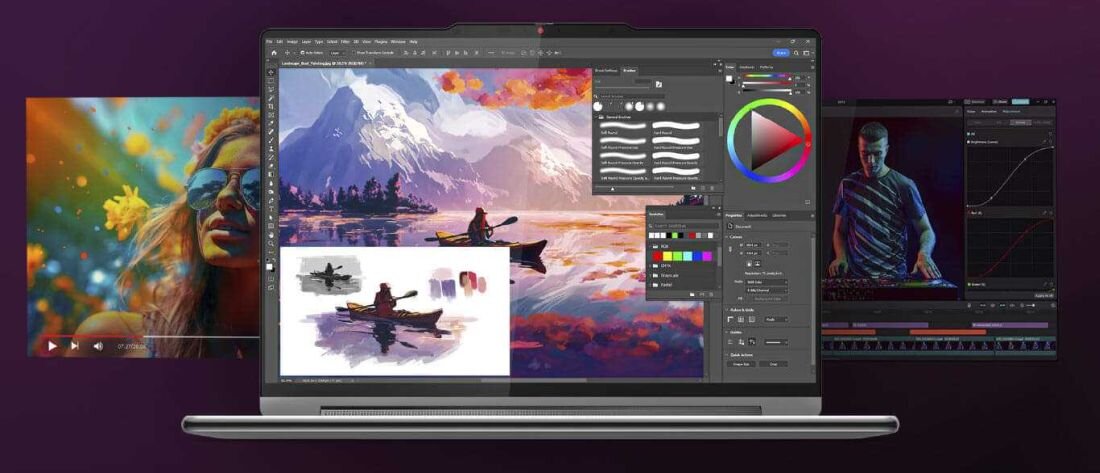 Laptop LENOVO Yoga 9 2-w-1 - OLED PureSight 2,8K (2880 x 1800 px)