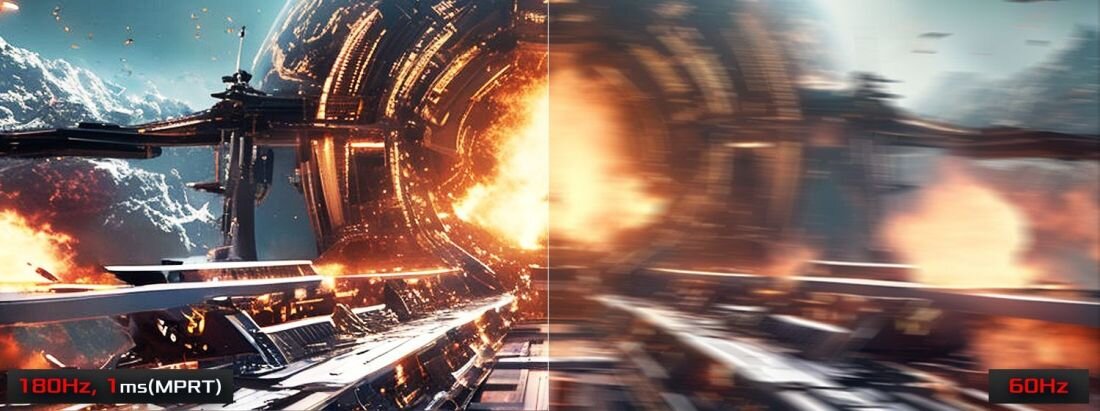 Monitor ASROCK PG27FFT1A  - częstotliwość odświeżania 180 Hz 