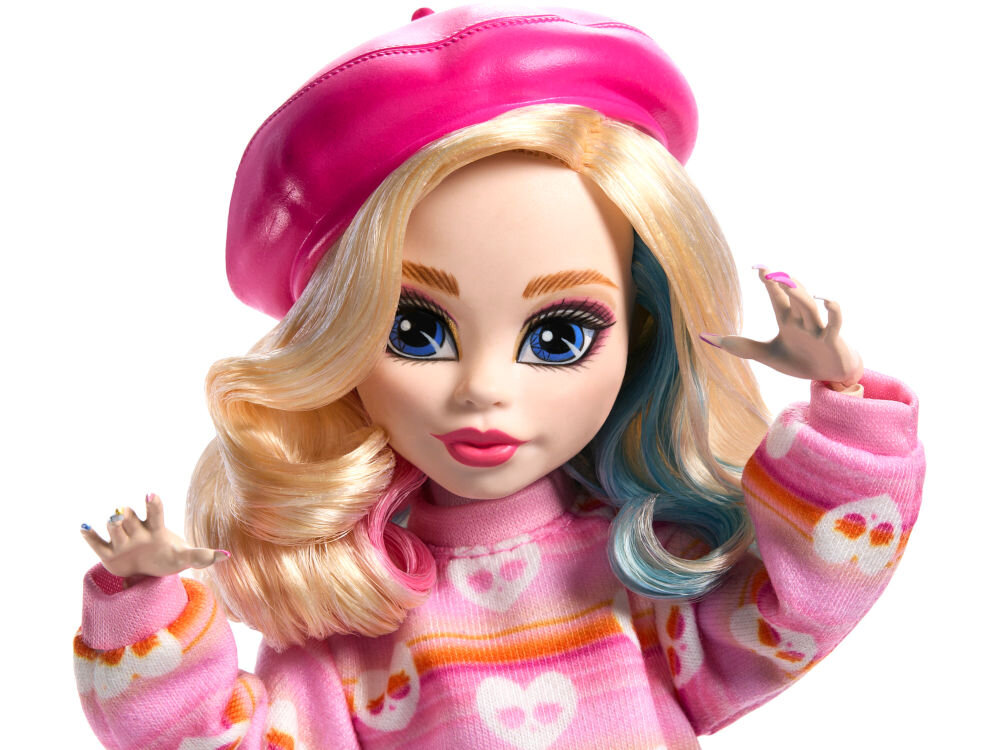 Lalka MONSTER HIGH X Wednesday Enid Sinclair HXJ05 kolekcjonaerska lalka wyglad