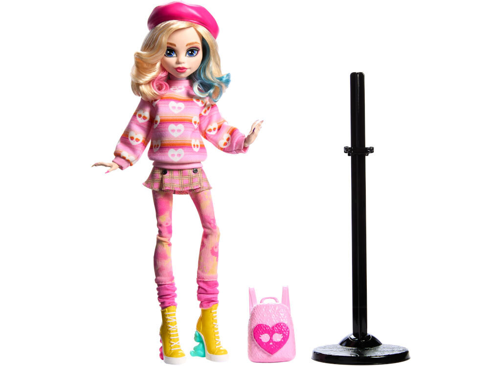 Lalka MONSTER HIGH X Wednesday Enid Sinclair HXJ05 elementy zestaw