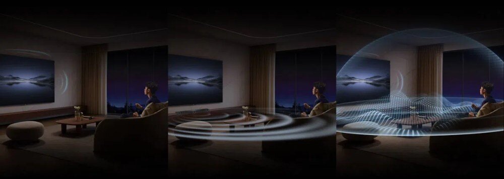 Soundbar TCL Q85HE - Podwójna moc dźwięku