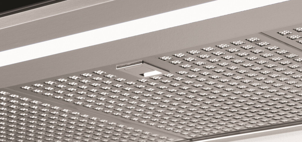 OKAP FALMEC Luce 90 filtr aluminiowy przeciwtłuszczowy usuwanie brudu zapachów filtrowanie siateczka bez alergenów zarazków