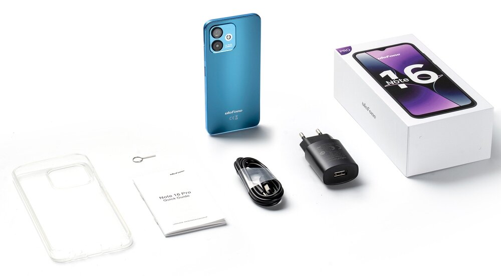 Smartfon ULEFONE Note 16 Pro zestaw