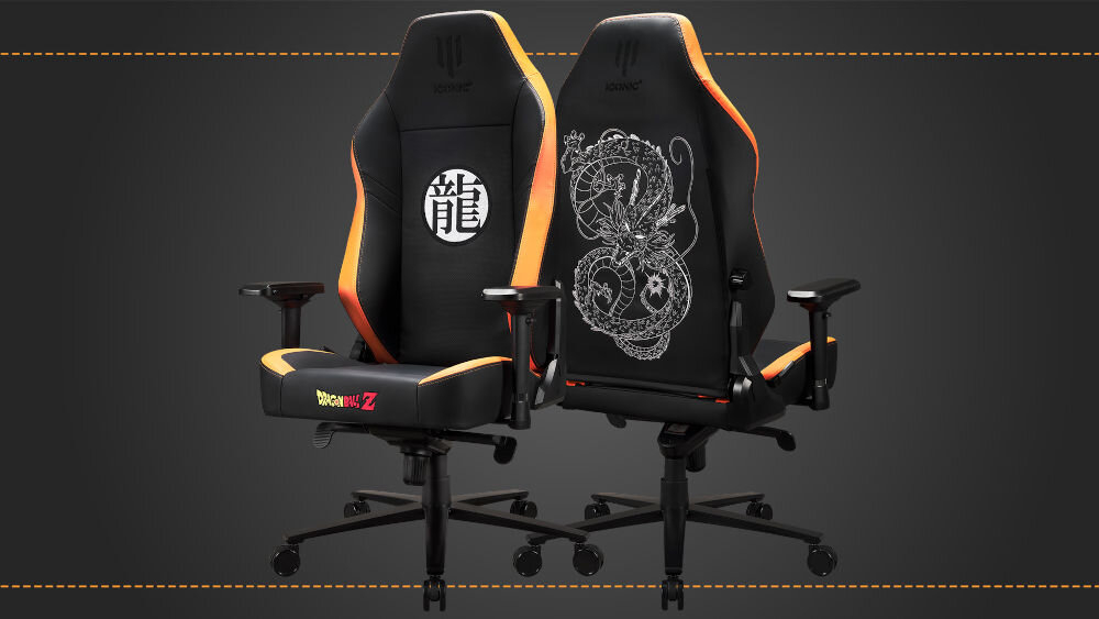 Fotel SUBSONIC Iconic SA5649-1 Dragon Ball Z Czarno-pomarańczowy