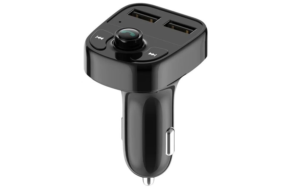 Transmiter FM EXTRALINK CARCHARESL02FM bezprzewodowe przesyłanie muzyki Bluetooth technologia FM redukcja szumów radio samochodowe