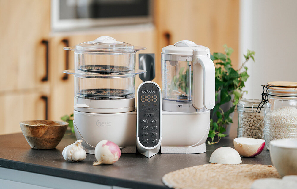 Robot kuchenny BABYMOOV Nutribaby (+) 6w1 A001135 Beżowy pomocnik w kuchni