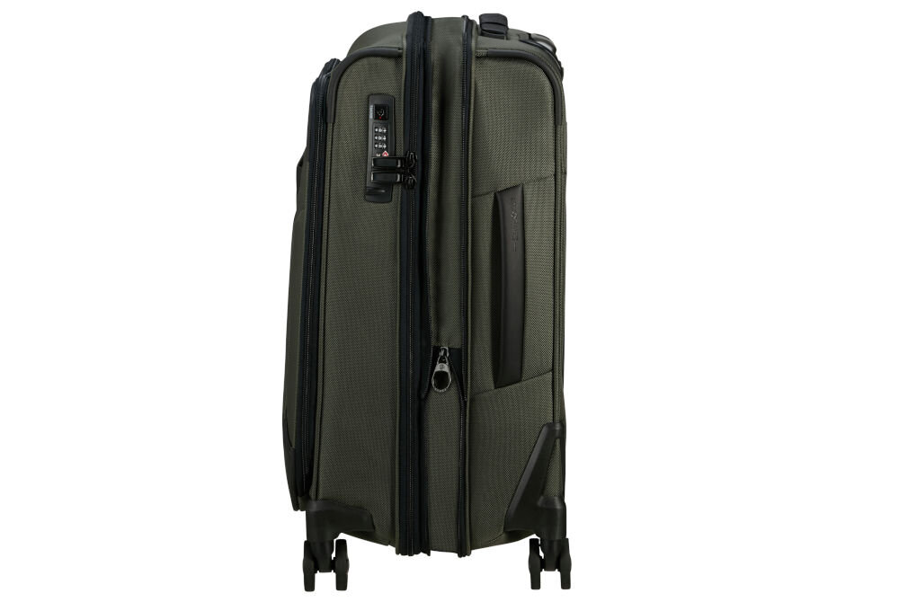 Walizka SAMSONITE Pro-DLX 6 Spinner 55 cm Zielony zamek szyfrowy TSA wodoodporny materiał
