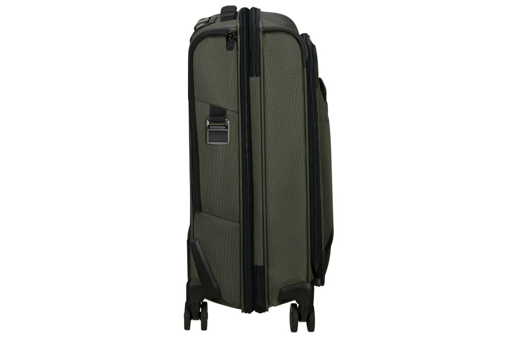 Walizka SAMSONITE Pro-DLX 6 Spinner 55 cm Zielony uchwyty górne boczne 4 kółka z zawieszeniem redukującym wstrząsy i hałas