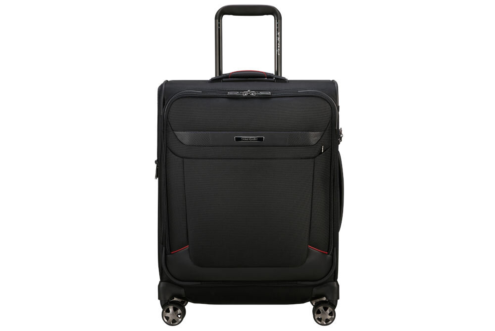 Walizka SAMSONITE Pro-DLX 6 Spinner Strict 55 cm Czarny wymiary 55 x 40 x 20 cm możliwość zabrania na pokład 36 linii lotniczych LOT Lufthansa British Airways