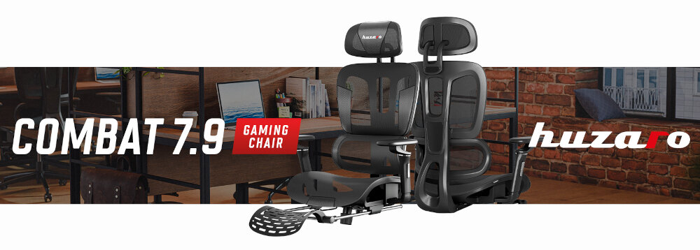 Fotel HUZARO Combat 7.9 gry praca nauka gaming przygoda wygoda komfort funkcjonalnosc 