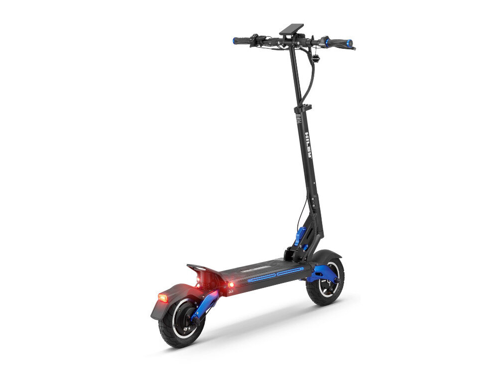 Hulajnoga elektryczna HILEY Tiger Max GT GT 70 km 800W Amortyzacja 10 Czarno-niebieski wysoka moc dlugi zasieg innowacyjne technologie
