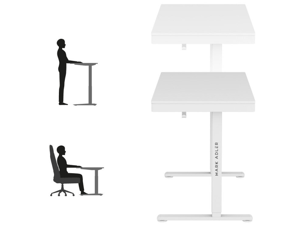 Biurko MARKADLER Leader 8.2 panel pamiec ustawienia silnik plynnosc dzialanie