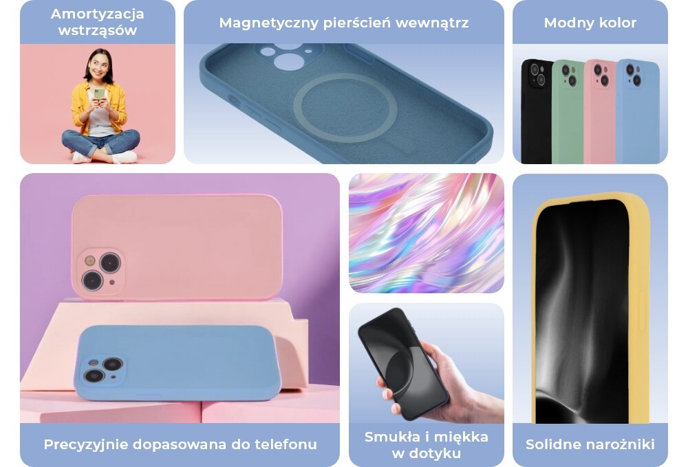 Etui TECTO SHIELD Soft Touch Mag ochrona zarysowania uderzenia dzialanie