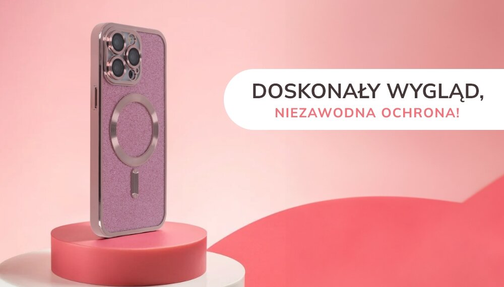 Etui TECTO SHIELD SparkleFlex Mag design ochrona niezawodnosc iphone smartfon na podescie