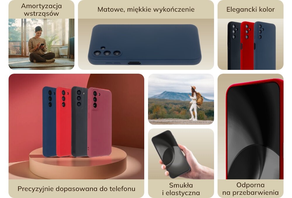 Etui TECTO SHIELD Silicon Soft design ochrona sprzet - funkcjonalnosci etui