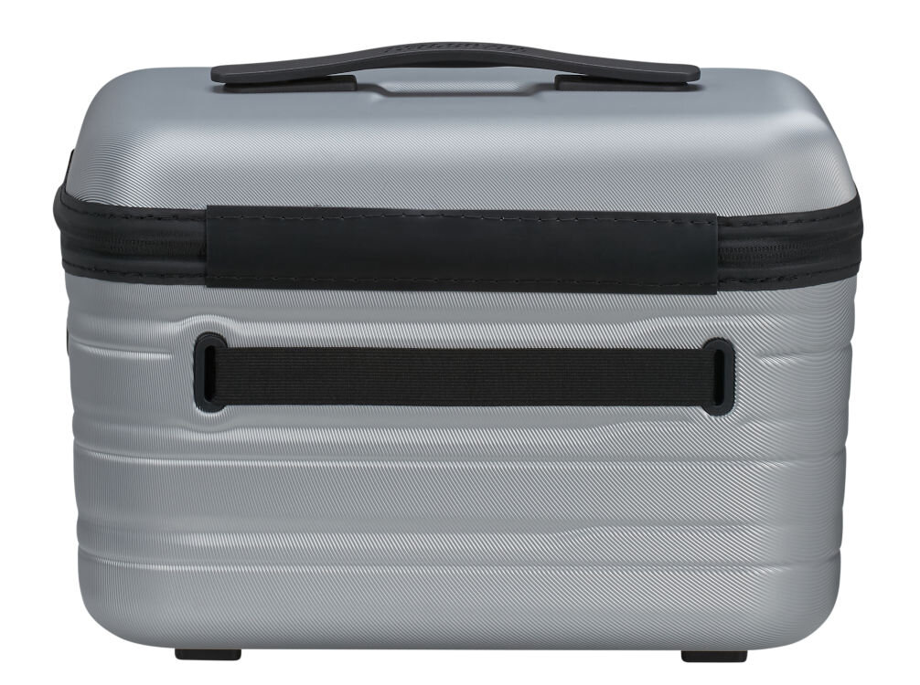 Kosmetyczka AMERICAN TOURISTER Flashine Beauty Case Srebrny elegancki design uniwersalny kolor