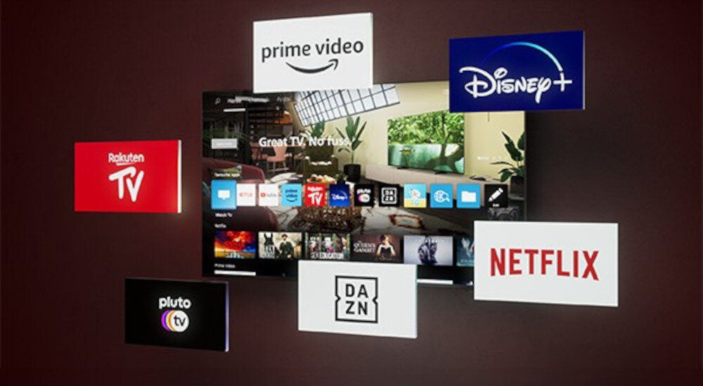 Telewizor PHILIPS PUS8359 TV TITAN OS rekomendacjom z usług strumieniowych komedie lub filmy akcji
