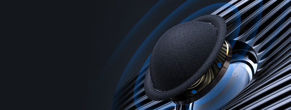 FIIO SP3 BT głośnik wysokotonowy 1 cal rozdzielczość 35 kHz, wizualizacja głośnika wysokotonowego