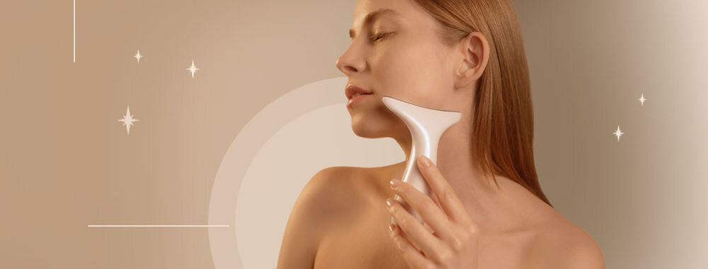 Masażer GARETT BEAUTY Lift Skin Pro Biały głębsze wtłaczanie substancji aktywnych w skórę maksymalizacja korzyści intensywniejsze nawilżenie lepsze wykorzystanie składników odzywczych skuteczniejsze działanie kosmetyków widoczne odmłodzenie skóry