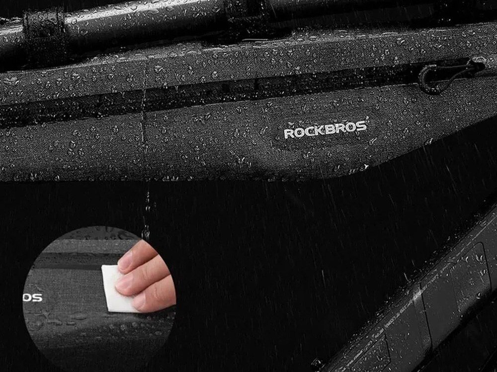 Torba rowerowa na ramę ROCKBROS AS-052 Szary, Wodoodporność, ochrona, materiał, trwałość, Wodoodporna torba w deszczu i przecieranie materiału.