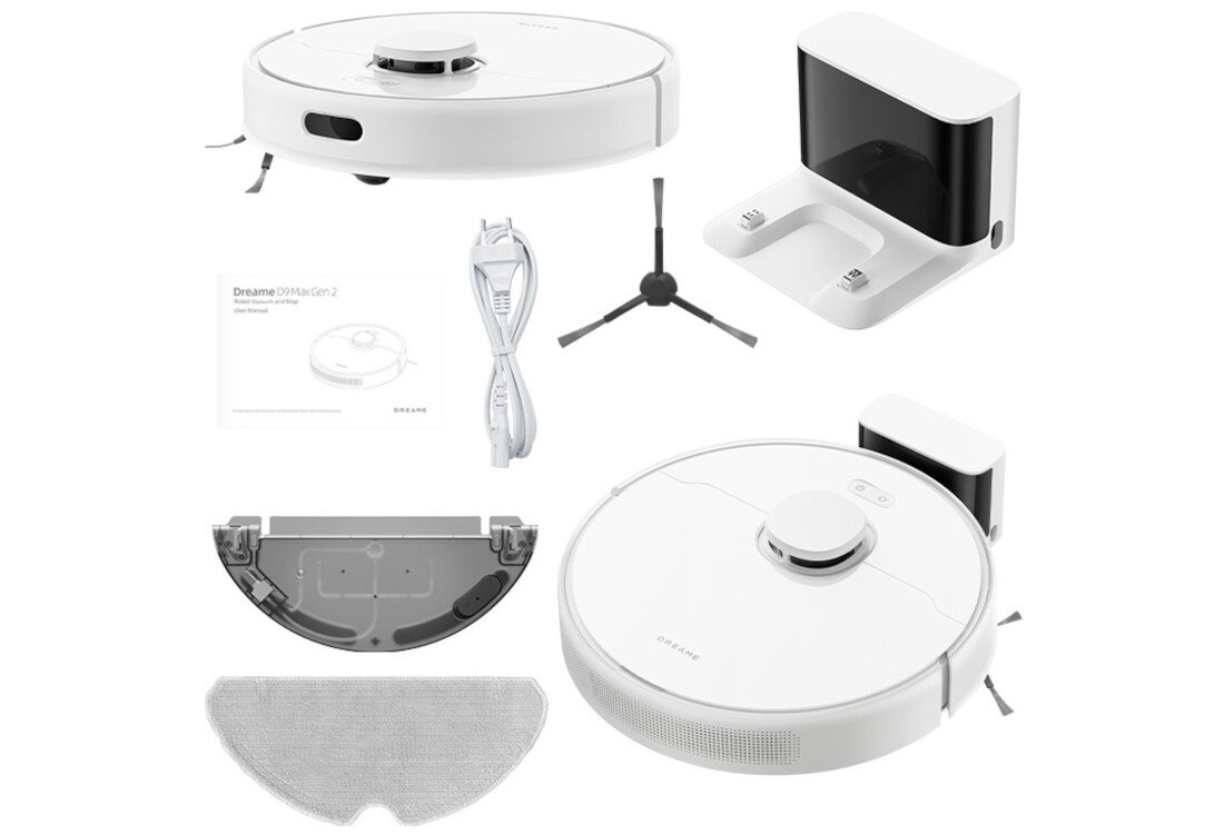 Комплект аксессуаров для робота-уборщика DREAME D9 Max Gen 2 White, полное оборудование