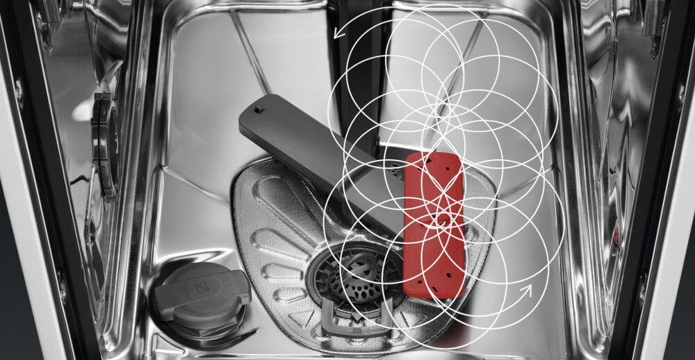 Zmywarka AEG FSE74707P ramię spryskujące lśniące czyste naczynia Ramię SatelliteClean