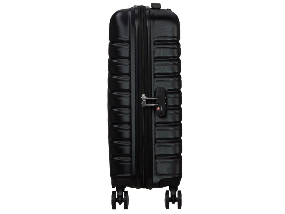 Walizka AMERICAN TOURISTER Flashline 55 cm czarny pojemność 32 l funkcja poszerzania o dodatkowe 4 l
