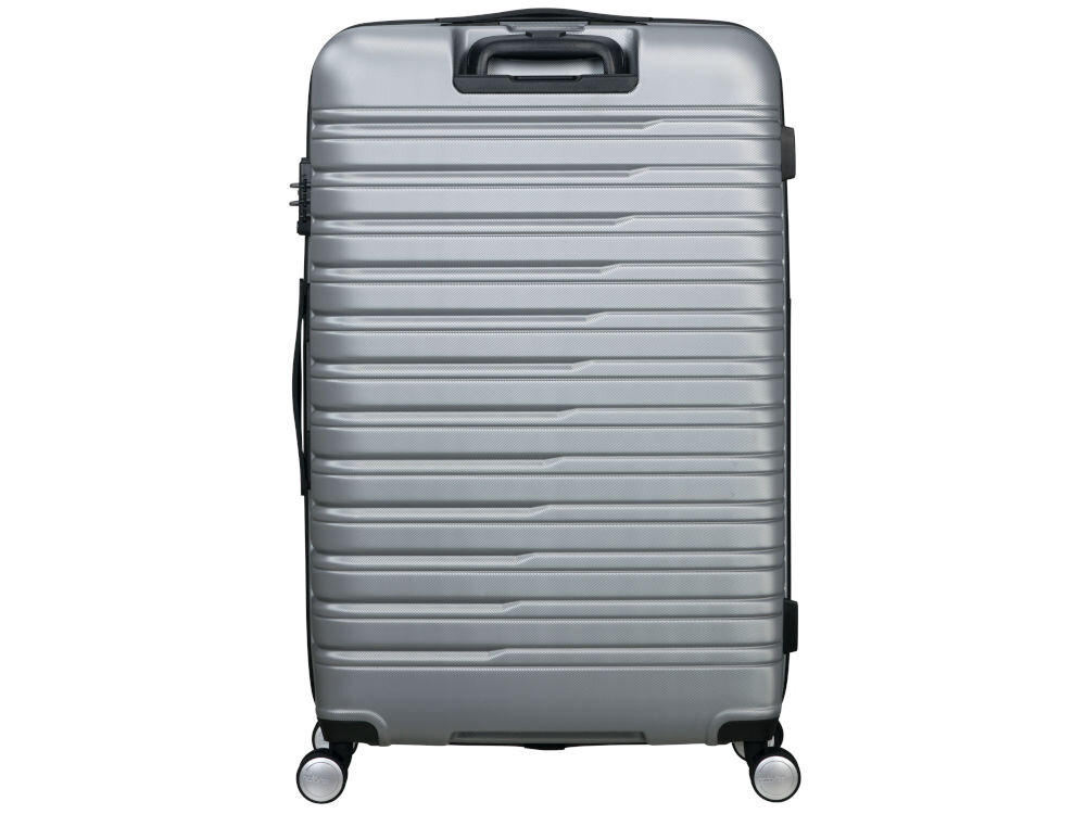 Walizka AMERICAN TOURISTER Flashline 78 cm Srebrny tkaniny wykonane z poddanych recyklingowi 21 platikowych butelek technologia Recyclex