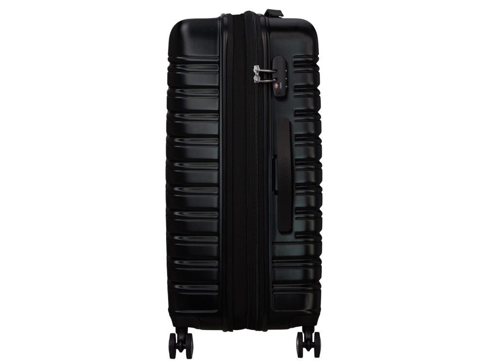 Walizka AMERICAN TOURISTER Flashline 67 cm Czarny pojemność 69 l funkcja poszerzania o dodatkowe 6 l