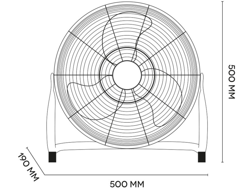 Wentylator ARGO Speedy Mobilne wymiary waga praktyczne rozwiązanie Minimalistyczny design w chromowanym wykończeniu aranżacje