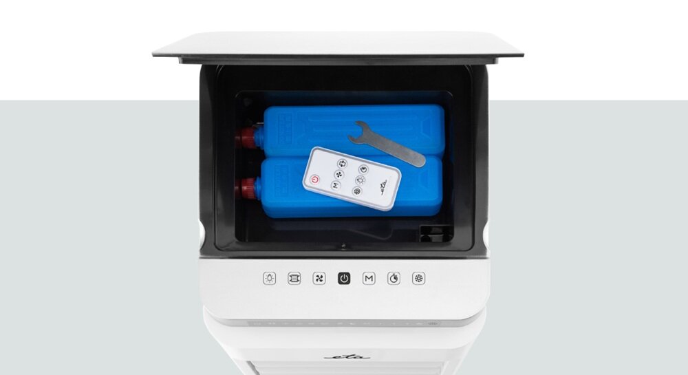 Klimator ETA Vintero 356890000 przezroczysty, demontowany pojemnik, filtr powietrza