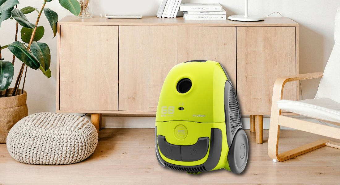 Odkurzacz HYUNDAI VC068G wygląd prezentacja design wizualizacja lifestyle