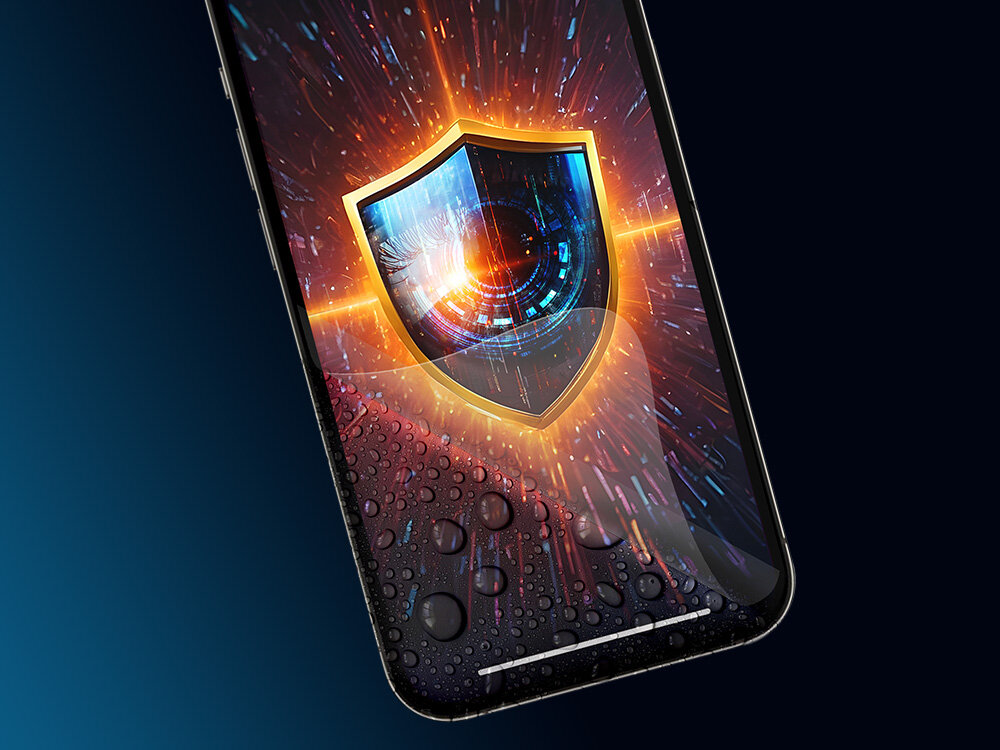 Folia ochronna 3MK Silky Matt Privacy  podczas naklejania   