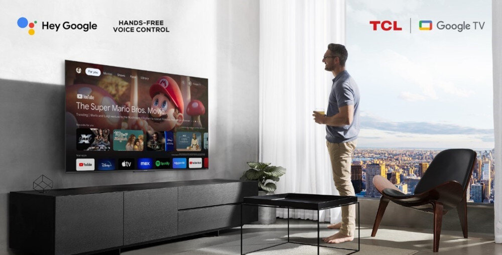 Telewizor TCL 55MQLED85 - Sterowanie głosem