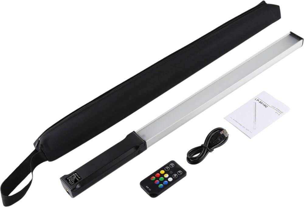 Lampa LED PULUZ PU460B zestaw opakowanie akcesoria