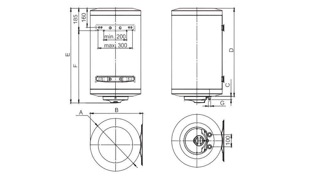 Bojler elektryczny BOSCH TR2000T 80 SB 50 l łatwt montaż bezpieczeństwo zawór cicha praca
