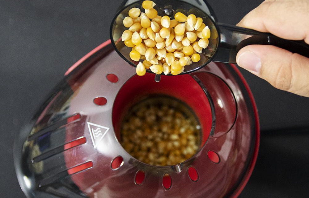 Maszyna do popcornu CECOTEC Fun&Taste P'Corn czas przygotowywanie popcorn miarka moc